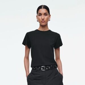 COS Lightweight Black Cotton T-shirt NWT!
